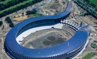 Строительство зданий на солнечных батареях